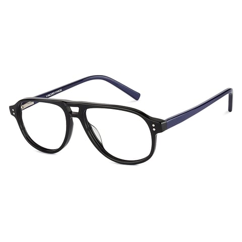 Vincent Chase Online Black Full Rim Aviator right side