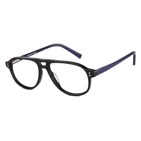 Vincent Chase Online Black Full Rim Aviator right side
