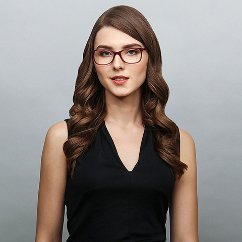 Vincent Chase Online Red Full Rim Rectangle right side