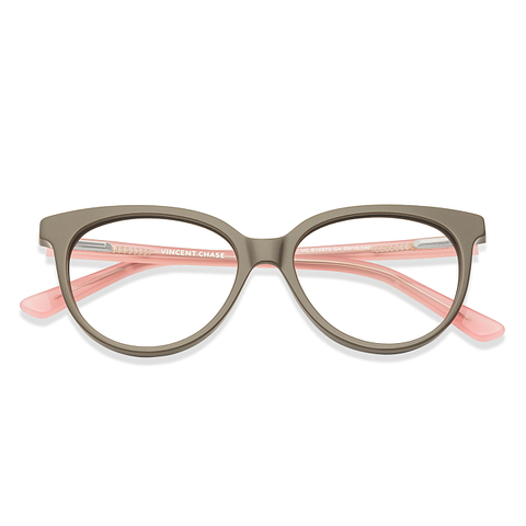 Vincent Chase Online Light Gray Full Rim Cat Eye left side Vincent Chase Online Light Gray Full Rim Cat Eye left side