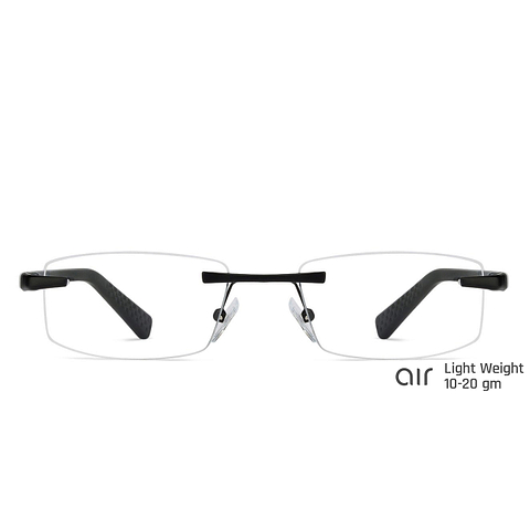 Lenskart Air Online Black Rimless Rectangle right side Lenskart Air Online Black Rimless Rectangle right side