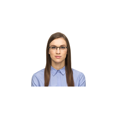 Vincent Chase Online Black Half Rim Rectangle left side