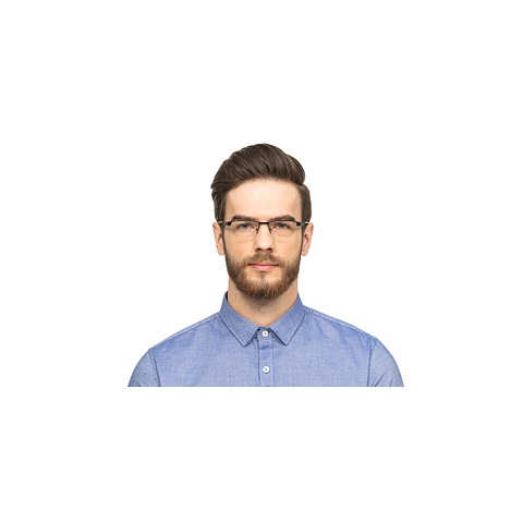 Vincent Chase Online Black Half Rim Rectangle right side