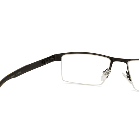 Vincent Chase Online Black Half Rim Rectangle left side