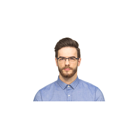 Vincent Chase Online Sky Blue Half Rim Rectangle right side