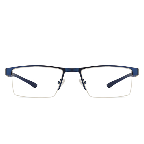 Vincent Chase Online Sky Blue Half Rim Rectangle left side