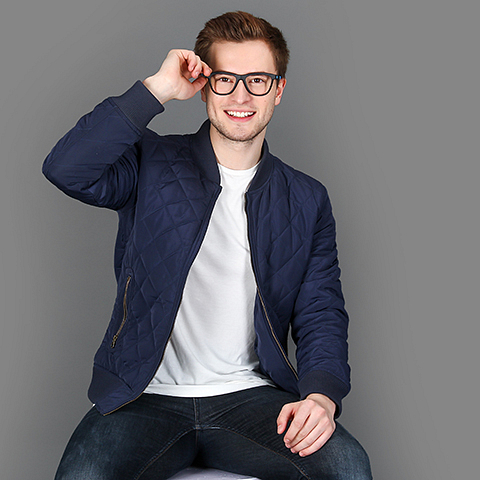 Lenskart Air Online Black Full Rim Square left side