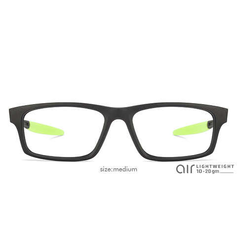 Lenskart Air Online Black Full Rim Rectangle left side