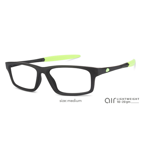 Lenskart Air Online Matte Black Full Rim Rectangle right side