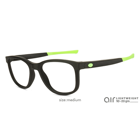 Lenskart Air Online Matte Black Full Rim Wayfarer left side