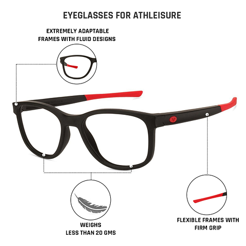Lenskart Air Online Black Full Rim Square right side