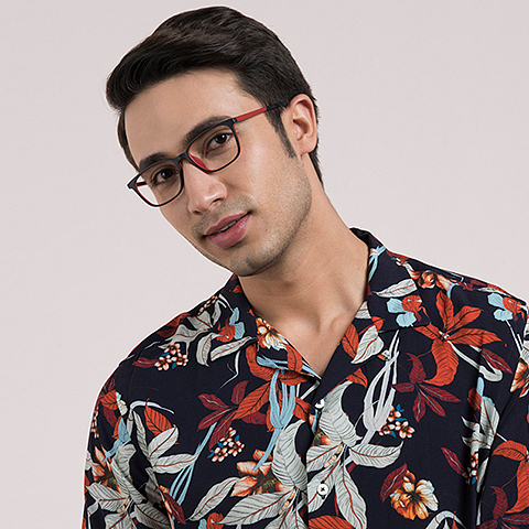 Lenskart Air Online Black Full Rim Rectangle right side