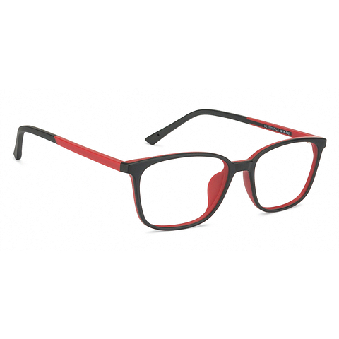 Lenskart Air Online Matte Black Red Full Rim Wayfarer right side