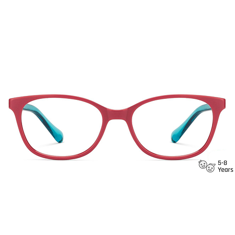 Hooper Online Pink Full Rim Cat Eye left side
