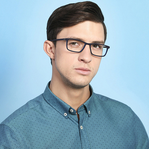 Vincent Chase Online Sky Blue Full Rim Rectangle right side
