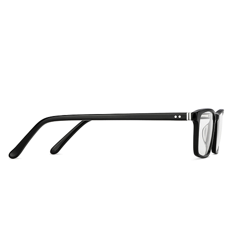 Vincent Chase Black Full Rim Rectangle left side