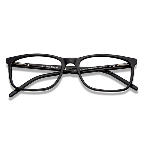 Vincent Chase Online Black Full Rim Rectangle left side