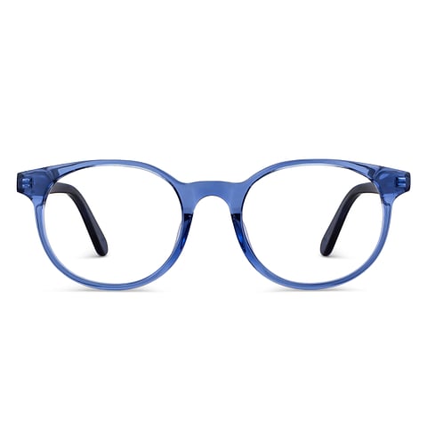 Vincent Chase Online Blue Transparent Full Rim Round left side