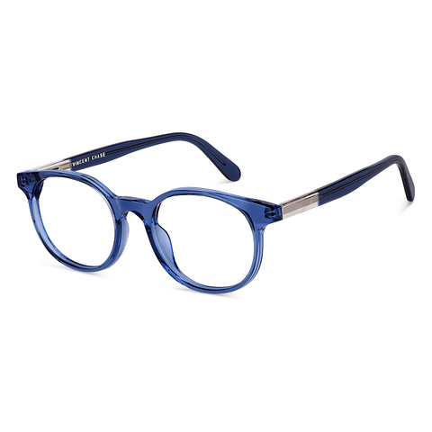 Vincent Chase Online Blue Transparent Full Rim Round right side