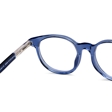 Vincent Chase Online Blue Transparent Full Rim Round right side