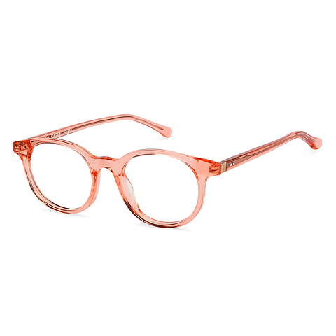 Vincent Chase Online Pink Transparent Full Rim Round left side