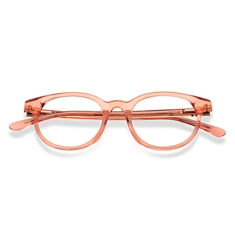 Vincent Chase Online Pink Transparent Full Rim Round left side