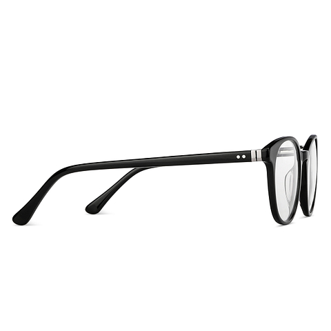 Vincent Chase Online Black Full Rim Round left side