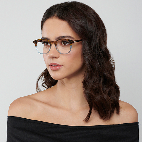 Vincent Chase Online Blue Transparent Full Rim Round right side