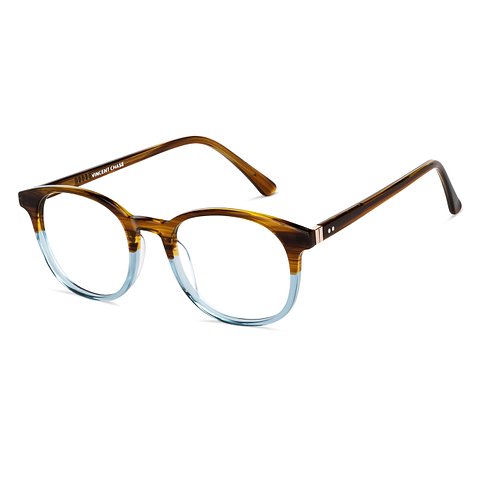 Vincent Chase Online Blue Transparent Full Rim Round right side