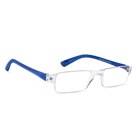 LENSKART BLU READERS Transparent Navy Blue Rimless Rectangle LENSKART BLU READERS VC E11335 Only for 2 Prefitted Powers right side