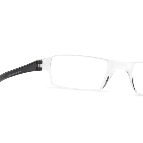 LENSKART BLU READERS Transparent Rimless Rectangle LENSKART BLU READERS VC E11335 Only for 1 Prefitted Powers left side