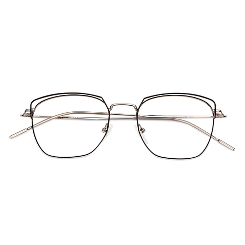 Vincent Chase Online Dark Gunmetal Full Rim Square left side