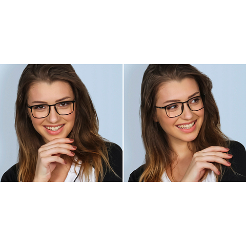 Lenskart Air Online Black Full Rim Square left side