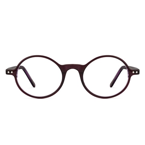 Vincent Chase Online Purple Transparent Full Rim Round left side