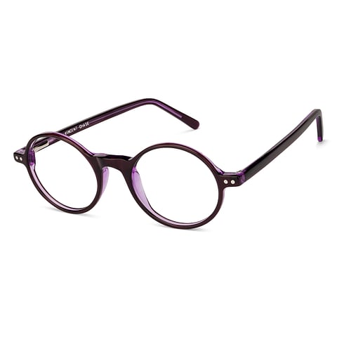 Vincent Chase Online Purple Transparent Full Rim Round right side