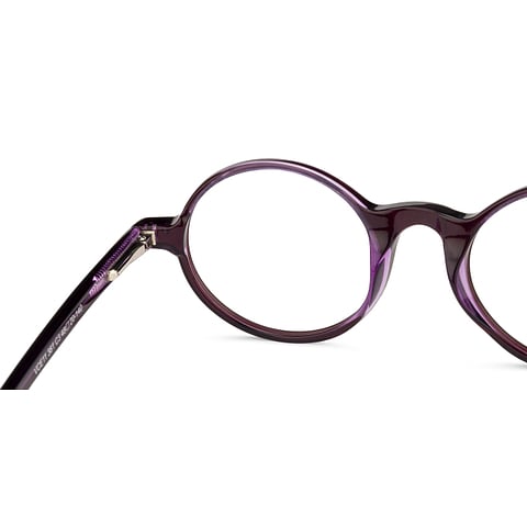 Vincent Chase Online Purple Transparent Full Rim Round right side