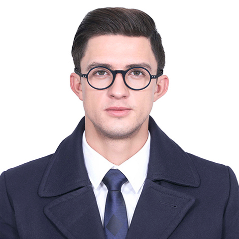 Vincent Chase Online Sky Blue Full Rim Round right side