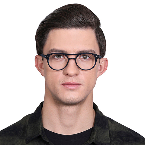 Vincent Chase Online Blue Transparent Full Rim Round right side