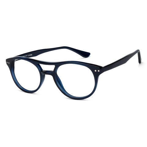 Vincent Chase Online Blue Transparent Full Rim Round right side