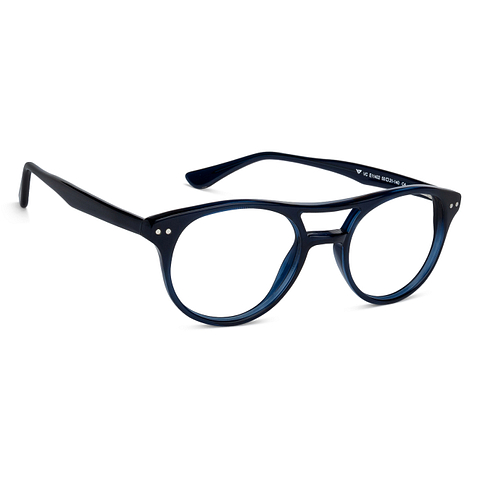 Vincent Chase Online Blue Transparent Full Rim Round left side