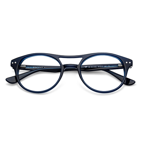 Vincent Chase Online Blue Transparent Full Rim Round right side