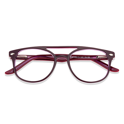 Hooper Online Light Brown Full Rim Round left side Hooper Online Light Brown Full Rim Round left side