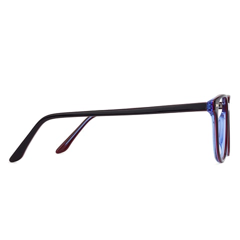 Vincent Chase Online Black Blue Red Line Full Rim Square right side