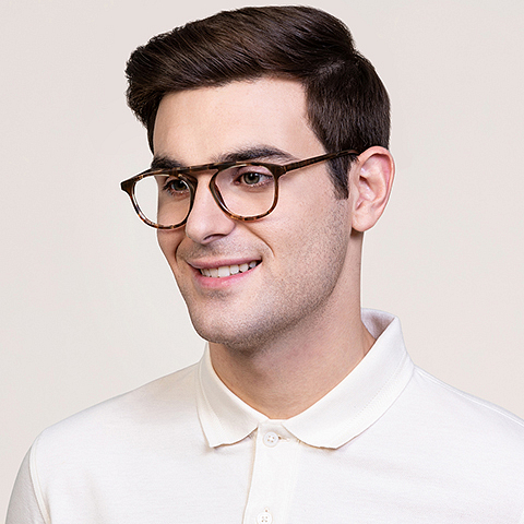 Vincent Chase Online Light Brown Full Rim Square left side
