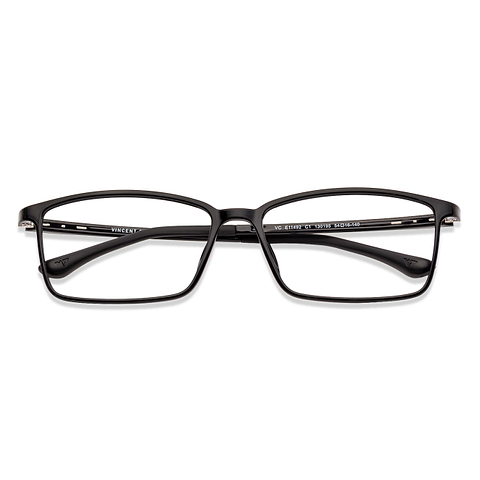 Lenskart Air Online Black Full Rim Rectangle left side