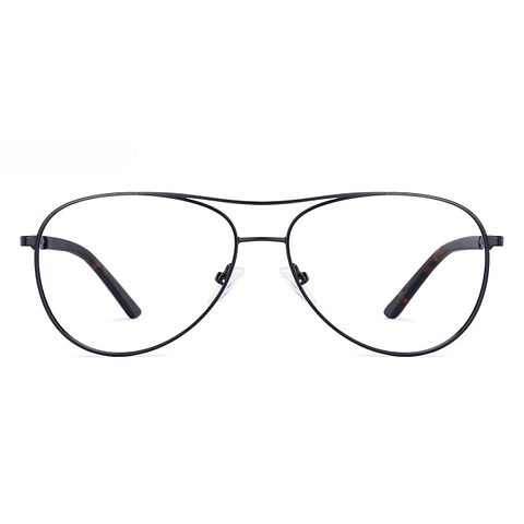 Vincent Chase Online Black Full Rim Aviator left side