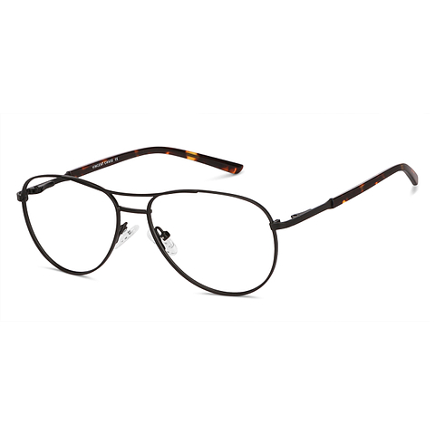 Vincent Chase Online Matte Black Full Rim Aviator right side