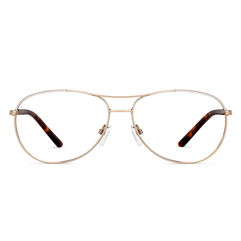 Vincent Chase Online Gold Full Rim Aviator left side