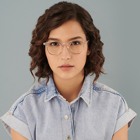 Vincent Chase Online Black Transparent Full Rim Square left side