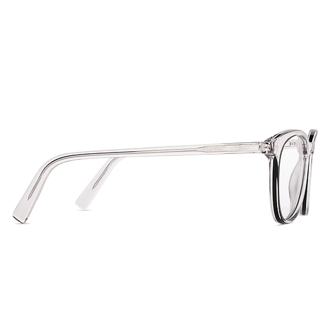 Vincent Chase Online Black Transparent Full Rim Square left side